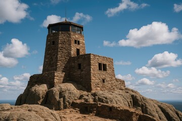 Observation Tower at the Summit of Black Elk Peak