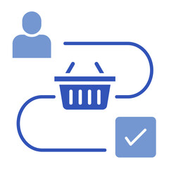 Customer Journey  Icon Element For Design