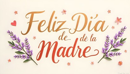 Celebrate Mom in Spanish: Feliz D&iacute;a de la Madre Greeting Card