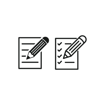Registration vector icon. Black illustration isolated on white background for graphic and web design.