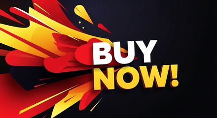 Energetic splash illustration promoting immediate purchasing activation now