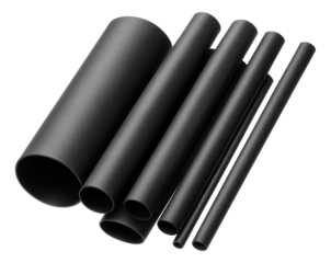 High-temperature resistant heat shrink tubing for protecting wires in a kitchen appliance repair scenario.