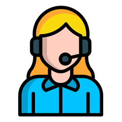 Call Center  Icon Element For Design
