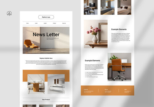 Interor News Letter Template