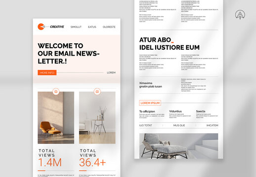 Minimal Email News Letter Template