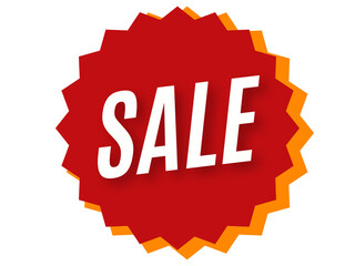 red sale labels
