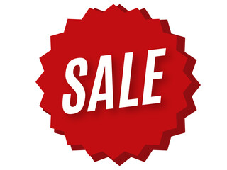 red sale labels