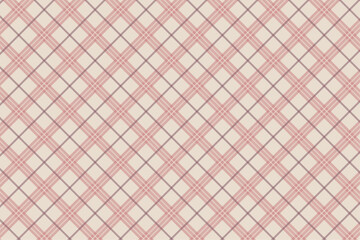 ピンクのチェック柄 / シームレスパターン / スウォッチあり