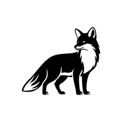 fox animal logo, fox head. animal logo
