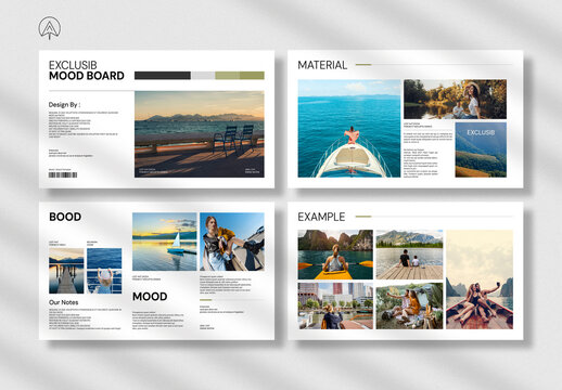 Travel Mood Board Template