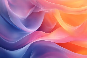 Obraz premium Abstract Colorful Flowing Waves with Soft Light in Vibrant Shades for Artistic Background