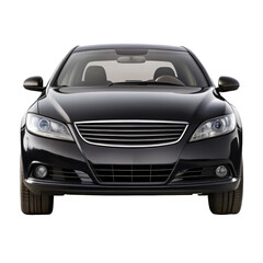 car isolated on transparent white background, clipping path
