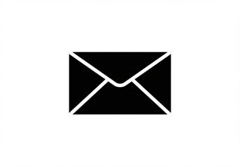 Simple black speech bubble icon isolated on a clean white background