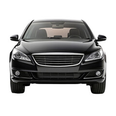 car isolated on transparent white background, clipping path
