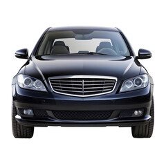 car isolated on transparent white background, clipping path