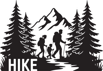 Heartwarming Family Walk Silhouette Bundle