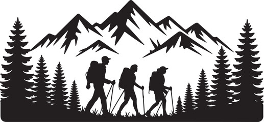 Heartwarming Family Walk Silhouette Bundle