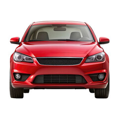 car isolated on transparent white background, clipping path