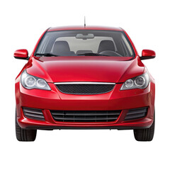 car isolated on transparent white background, clipping path