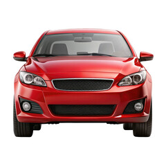 car isolated on transparent white background, clipping path