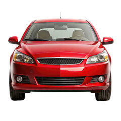 car isolated on transparent white background, clipping path