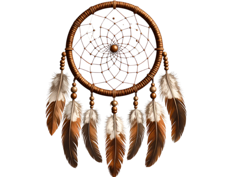Boho Style Dreamcatcher – Feather and Beads