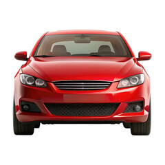 car isolated on transparent white background, clipping path