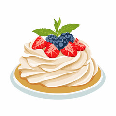 Meringue Cloud Dessert