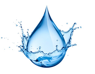 Realistic Splashing Water Drop – High Detail