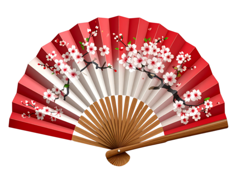 Traditional Japanese Hand Fan – Decorative Style 
