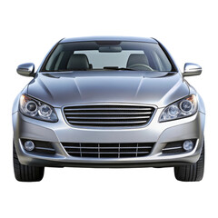 car isolated on transparent white background, clipping path