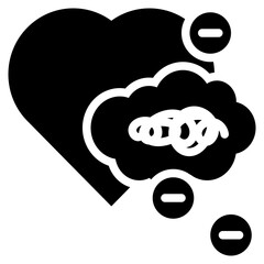 tangled hearth mind thoughts health solid glyph icon