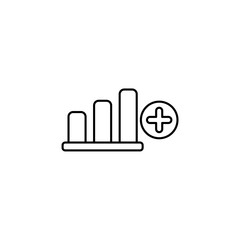Icon a augmentation, isolated against a clean background.