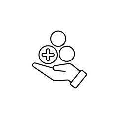 Icon a quantity, isolated against a clean background.