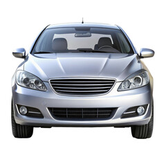 car isolated on transparent white background, clipping path