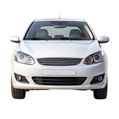 car isolated on transparent white background, clipping path