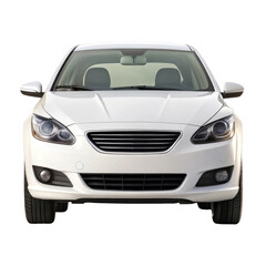 car isolated on transparent white background, clipping path