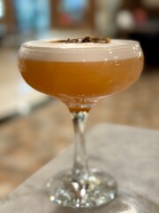 coffee latte in glass