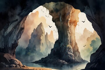 Caves as a habitat for bats and other unique wildlife