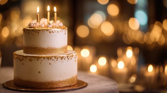 big birthday cake - Powered by Adobe