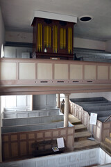 interior of St Stephen's Church, Fylingdales. North Yorkshire 