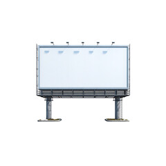 Obraz premium billboard isolated on a transparent background, in a PNG format