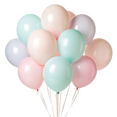 Flowers as a gift on transparent background