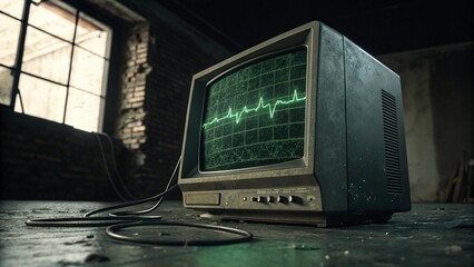 Green Terminal Noise with Scanline Echoes