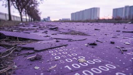 Violet Noise Fragmentation with Binary Ghosting