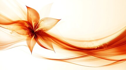 Abstract floral design with flowing lines (5)