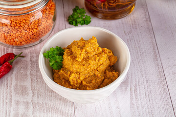 Indian cuisine - Lentil vegan dal