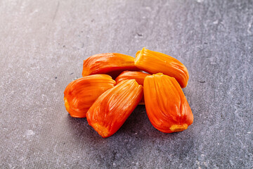 Red sweet juicy tropical red jackfruit