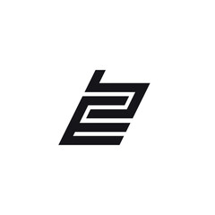 Creative E and B Letter Monogram Logo Design. Initial Vector Template.