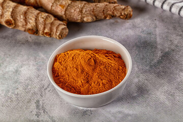 Indian tumeric cumin dry powder